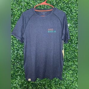 Men's Short Sleeve Performance Tee in Heather Navy